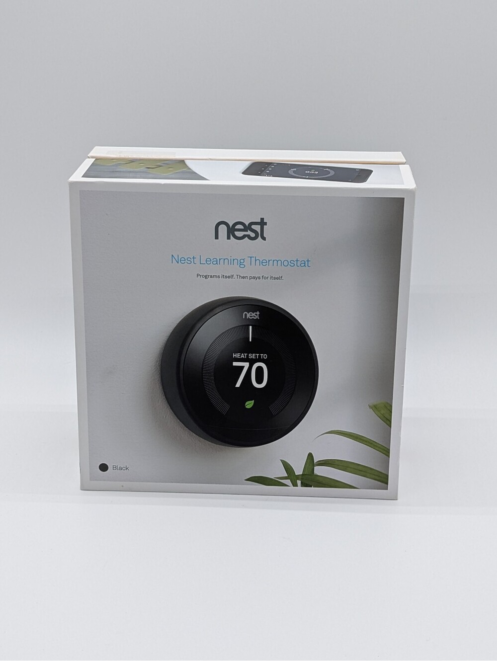 Google Nest Learning Thermostat 3rd Generation, Black